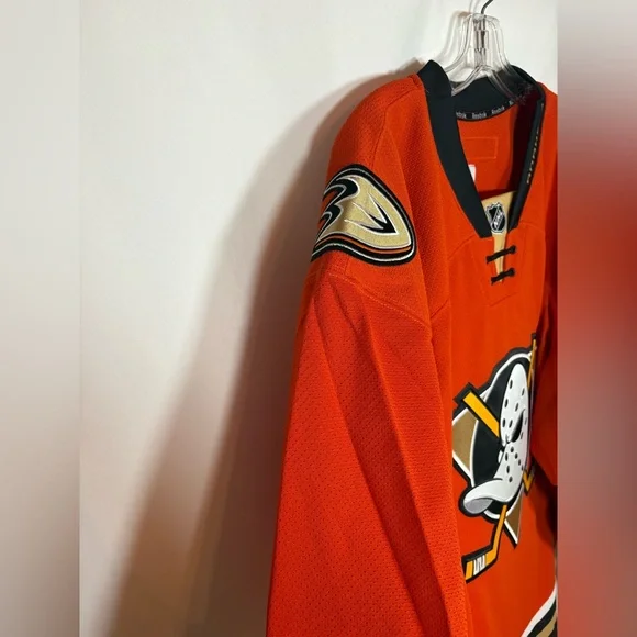 Reebok MiC Anaheim Ducks Alternate Made In Canada Team Issued Hockey Jersey 58